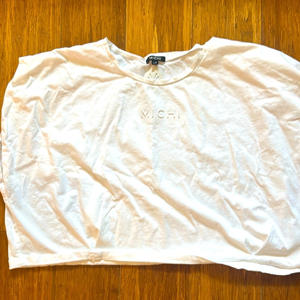 MICHI White Crop Top